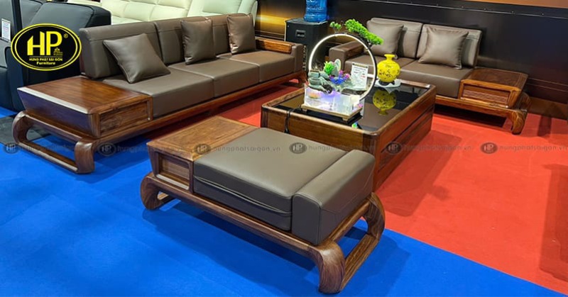 Bộ sofa gỗ hương xám HH-52X