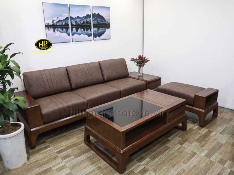 Bộ sofa gỗ sồi HS-23
