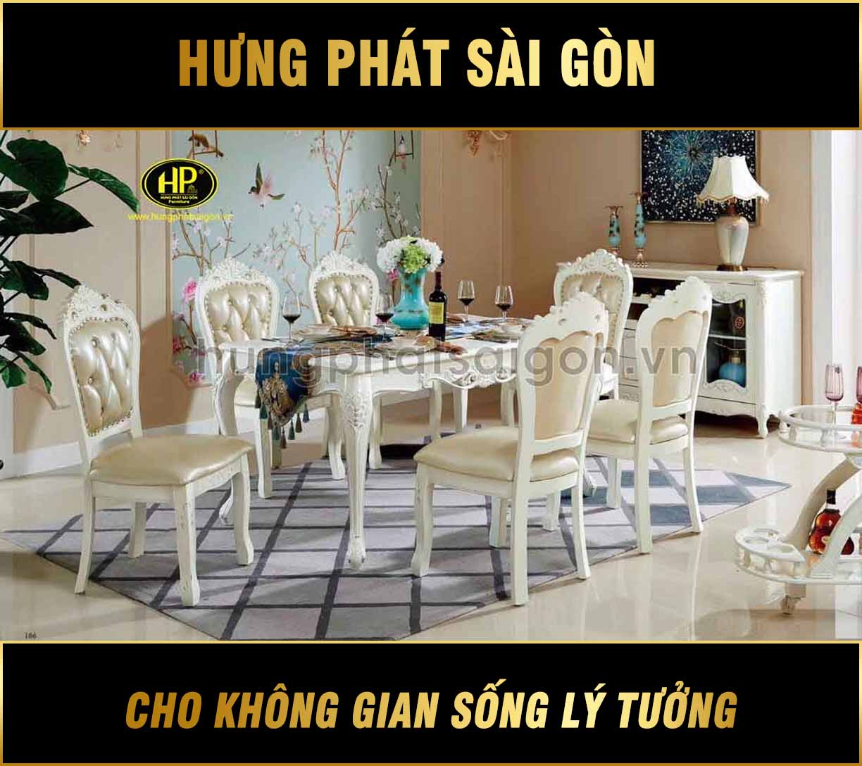 Bộ Bàn Ăn Cổ Điển H-983