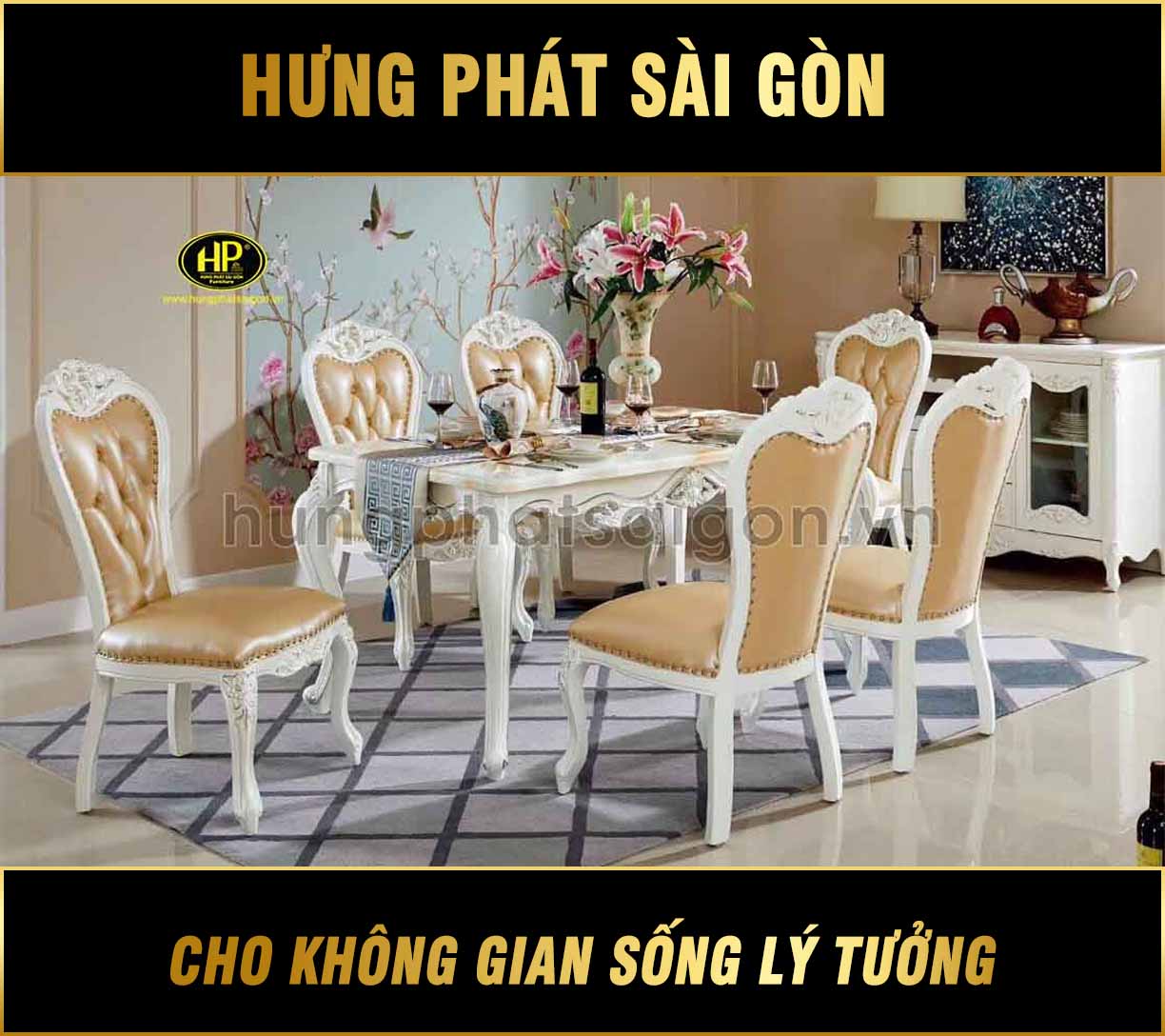 Bộ Bàn Ăn Cổ Điển H-985