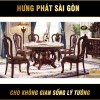 Bộ Bàn Ăn Cổ Điển Tròn H-308