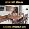 Bộ Bàn Ăn Gỗ Óc Chó 8 Ghế Hiện Đại TM-20