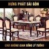 Bộ Bàn Ăn Gỗ Tân Cổ Điển 6 Ghế NK-FZ-858