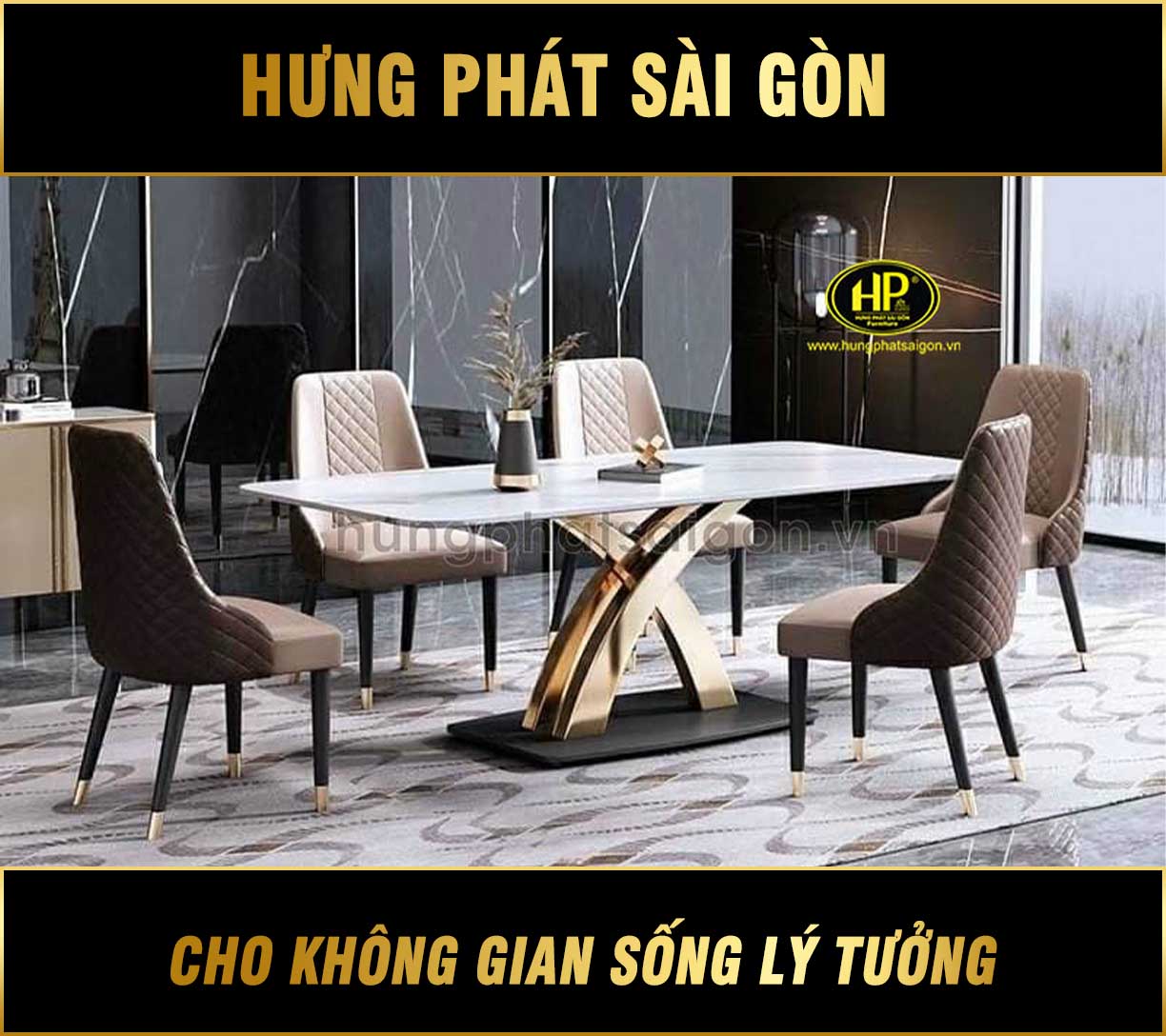 Bộ Bàn Ăn 4 Ghế Cao Cấp Sang Trọng NK-1186