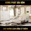 Bộ Giường Tủ Bàn Phấn Cổ Điển Sang Trọng TP-1722