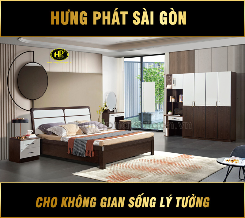Bộ Giường Tủ Phòng Ngủ Hiện Đại TP-3228-1