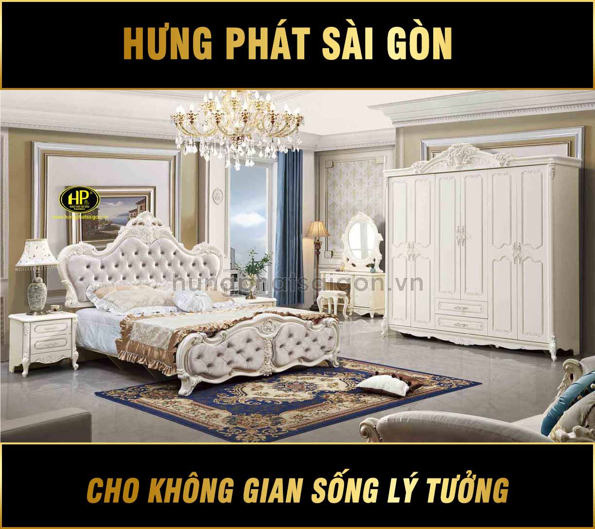 Bo giuong tu tan co dien tang kem tap dau giuong TP 1615 1