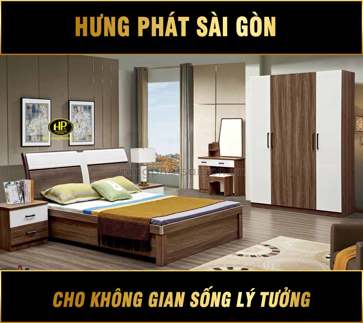 Combo giuong tu hien dai TP 2064 nhap khau 1 1