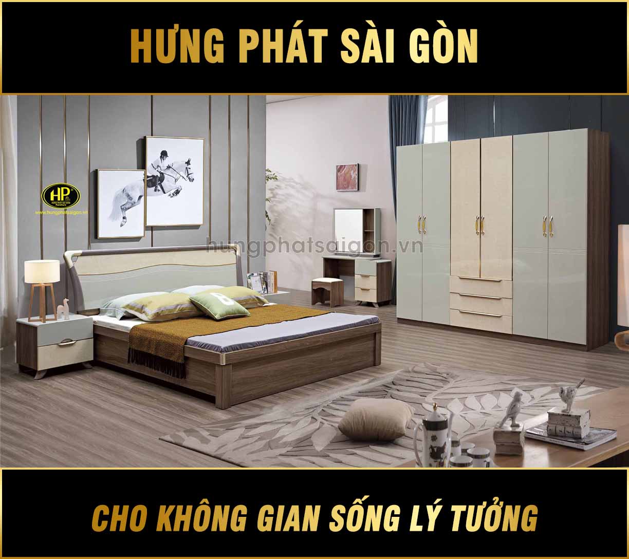 Combo giuong tu phong ngu hien dai TP 2266 1 1