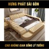 Giường Bọc Da Thư Giãn Cao Cấp GM-02