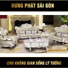 SOFA TÂN CỔ ĐIỂN LUXURY DA BÒ M-62