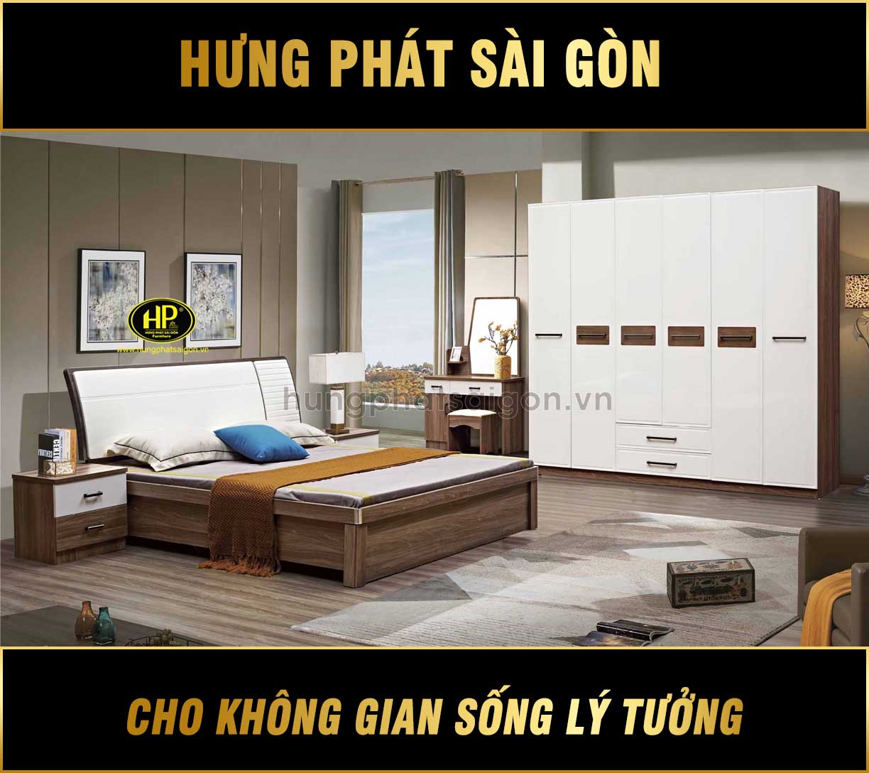 Tron bo giuong tu phong ngu hien dai TP 2066 1 1