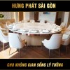 Bàn Ăn Mặt Đá Tròn Lớn Cho Đại Gia Đình NK-T03