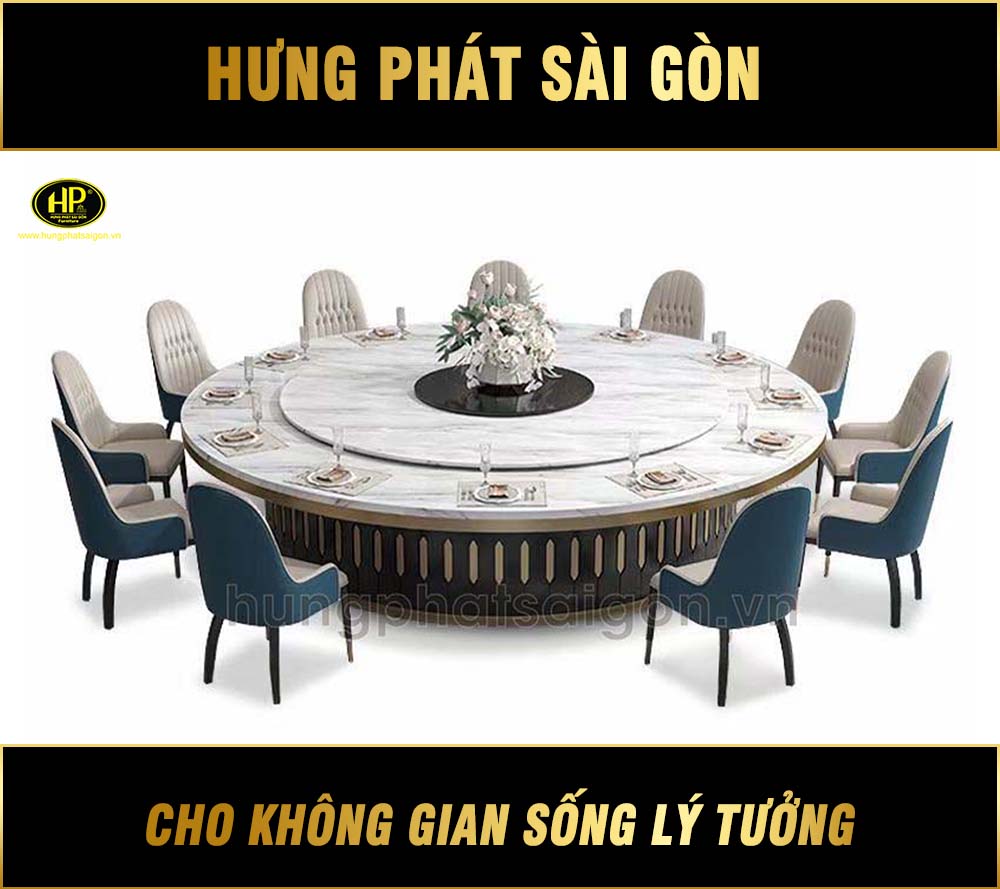 Bàn Ăn Tròn Size Lớn Nhập Khẩu Cao Cấp NK-T01