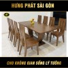 Bộ Bàn Ăn Gỗ Sồi Hiện Đại TM-04