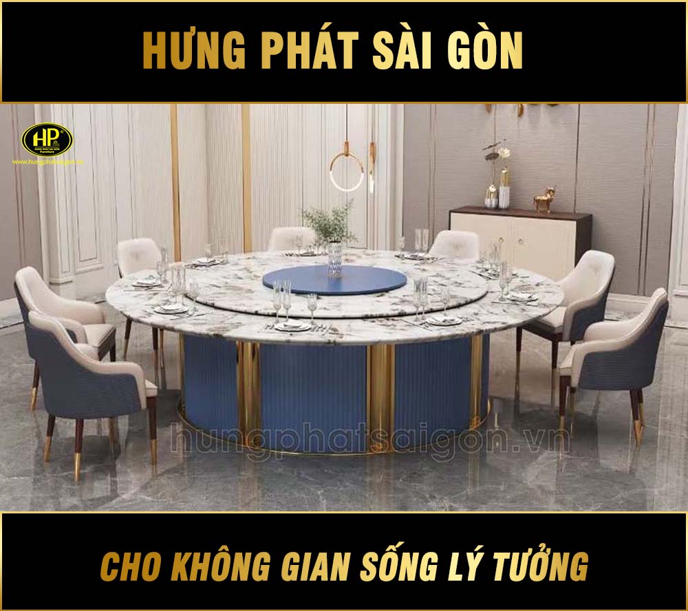 Bàn Ăn Tròn 15 Người Hiện Đại Cao Cấp NK-T02
