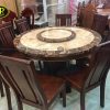 Bộ Bàn Ăn Tròn Xoay 6 Ghế Hiện Đại VM-14