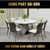 Bộ Bàn Ăn Tròn Gấp Thông Minh TNM-01