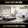 Bộ Giường Ngủ Tủ Quần Áo Bàn Trang Điểm Nhập Khẩu TP-3228-3