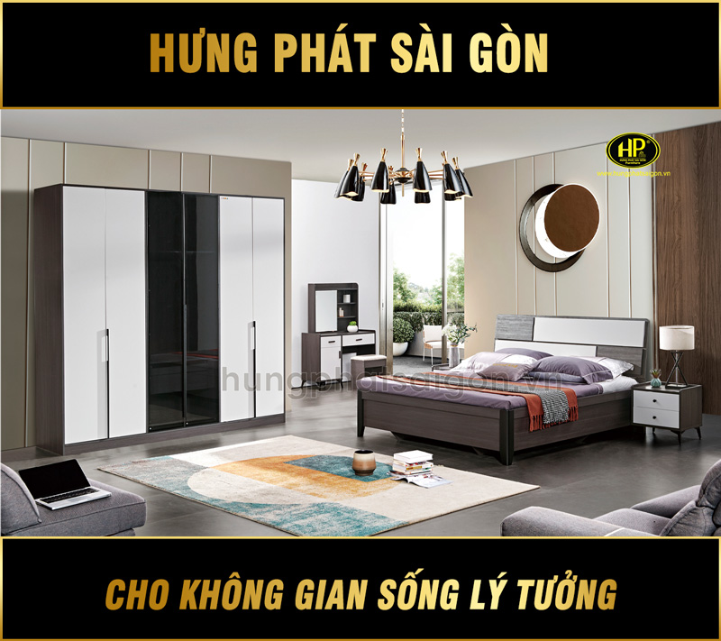 Bộ Giường Tủ Phòng Ngủ Cao Cấp TP-5056