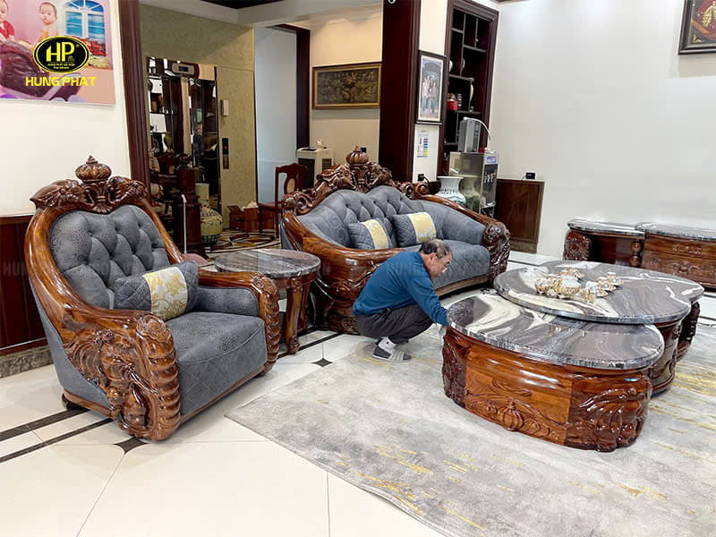 bộ sofa tân cổ điển sf-e08