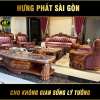 Sofa Tân Cổ Điển Gỗ Mun SF-333