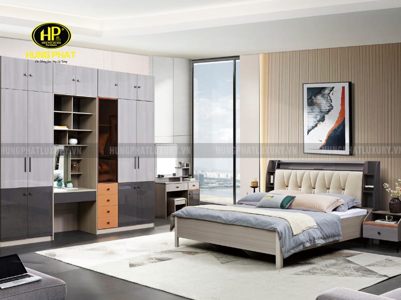 Combo Giường Tủ Bàn Phấn Nhập Khẩu TP-2446B