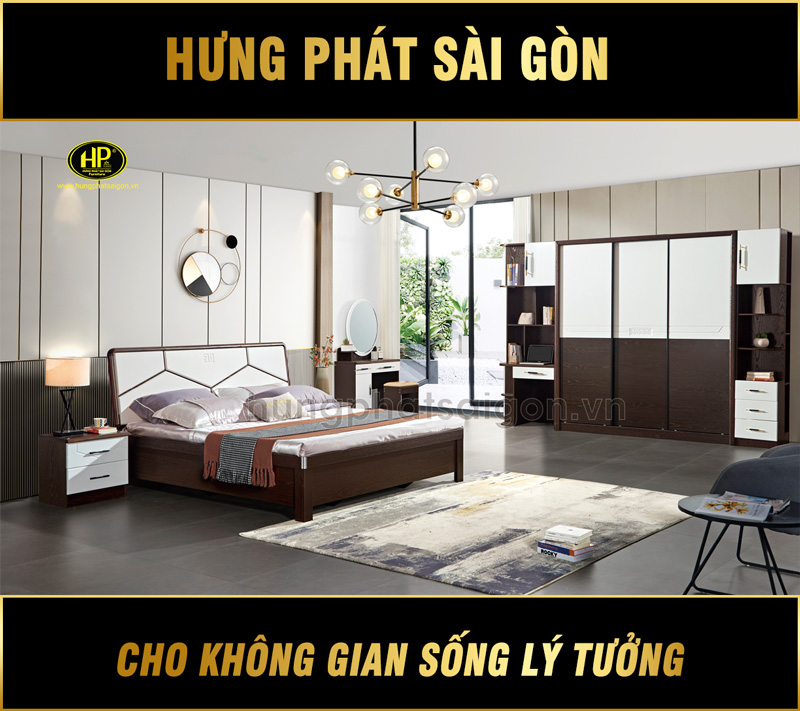 Combo Giường Tủ Hiện Đại Nhập Khẩu TP-3225-2