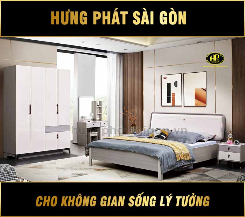 Combo Giường Tủ Hiện Đại Nhập Khẩu TP-2344