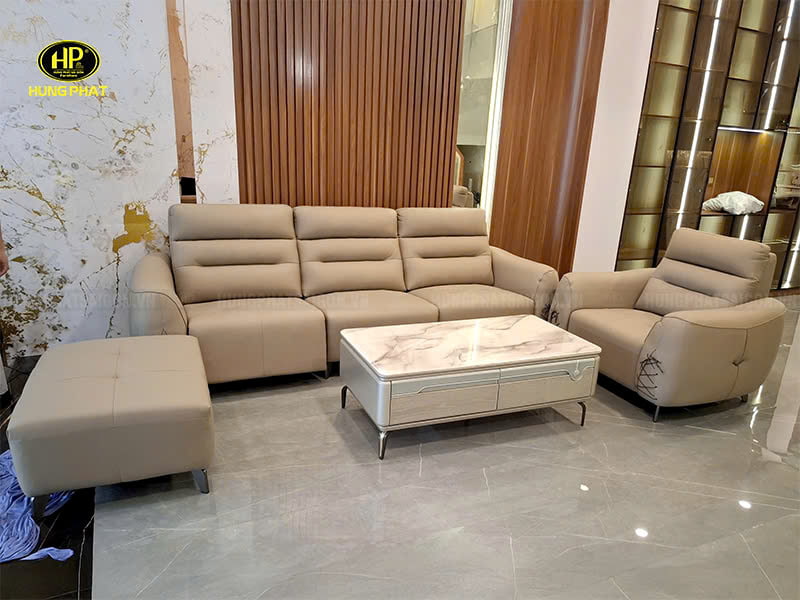 ghế sofa da bò ý gc-305