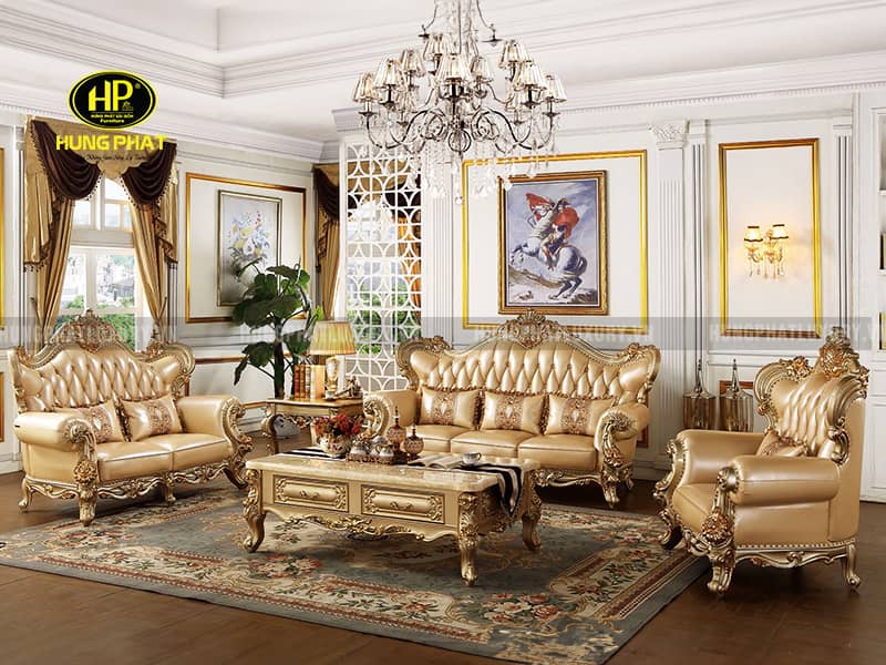Ghế Sofa Tân Cổ Điển Cao Cấp AT-862