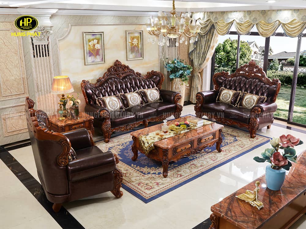 Sofa Tân Cổ Điển Sang Trọng Nhập Khẩu TP-F36