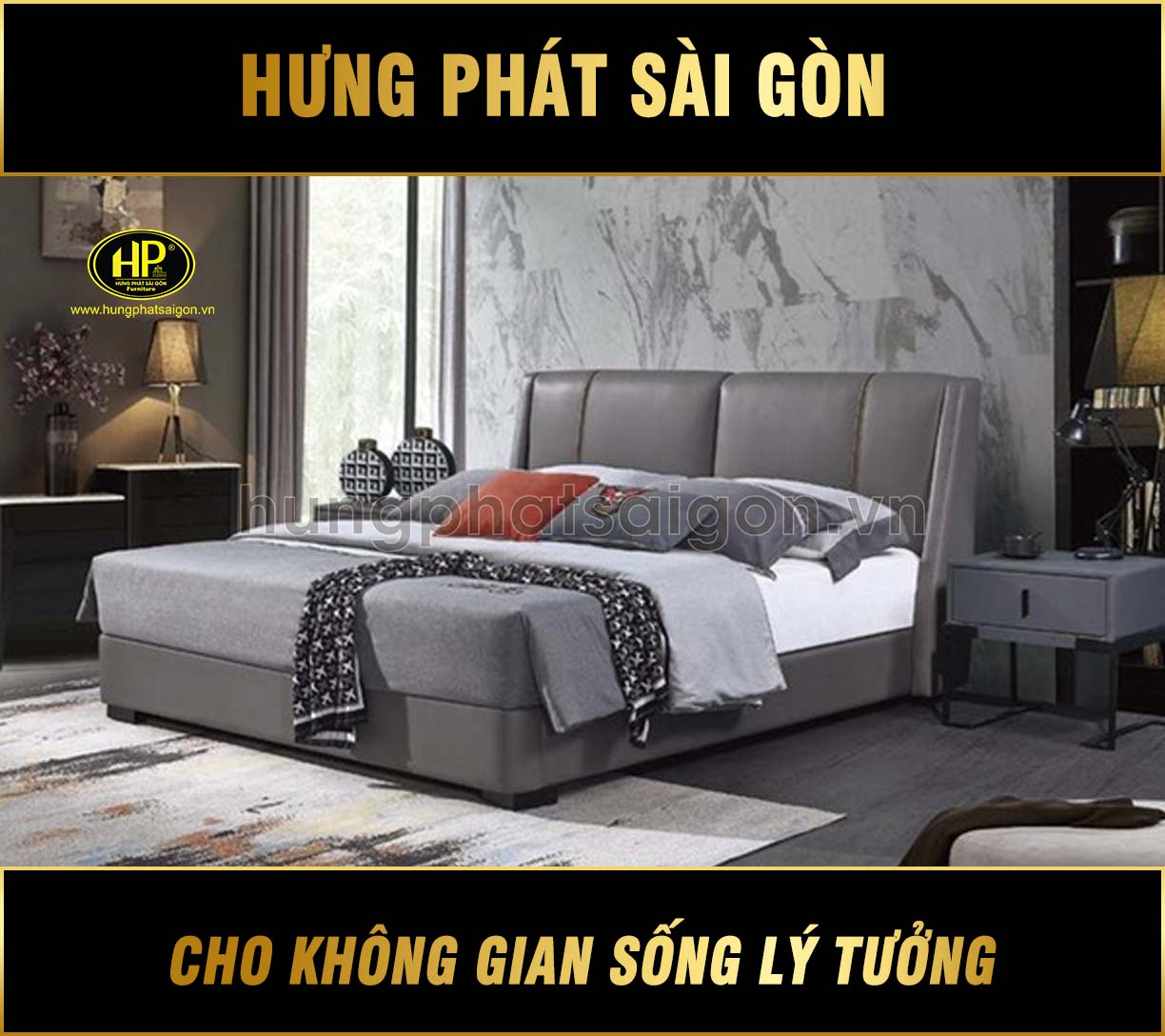 Giường Ngủ Bọc Da Cao Cấp Nhập Khẩu TP-6239