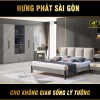 Bộ Giường Tủ Hiện Đại Nhập Khẩu Bọc Da Đầu AT-C11