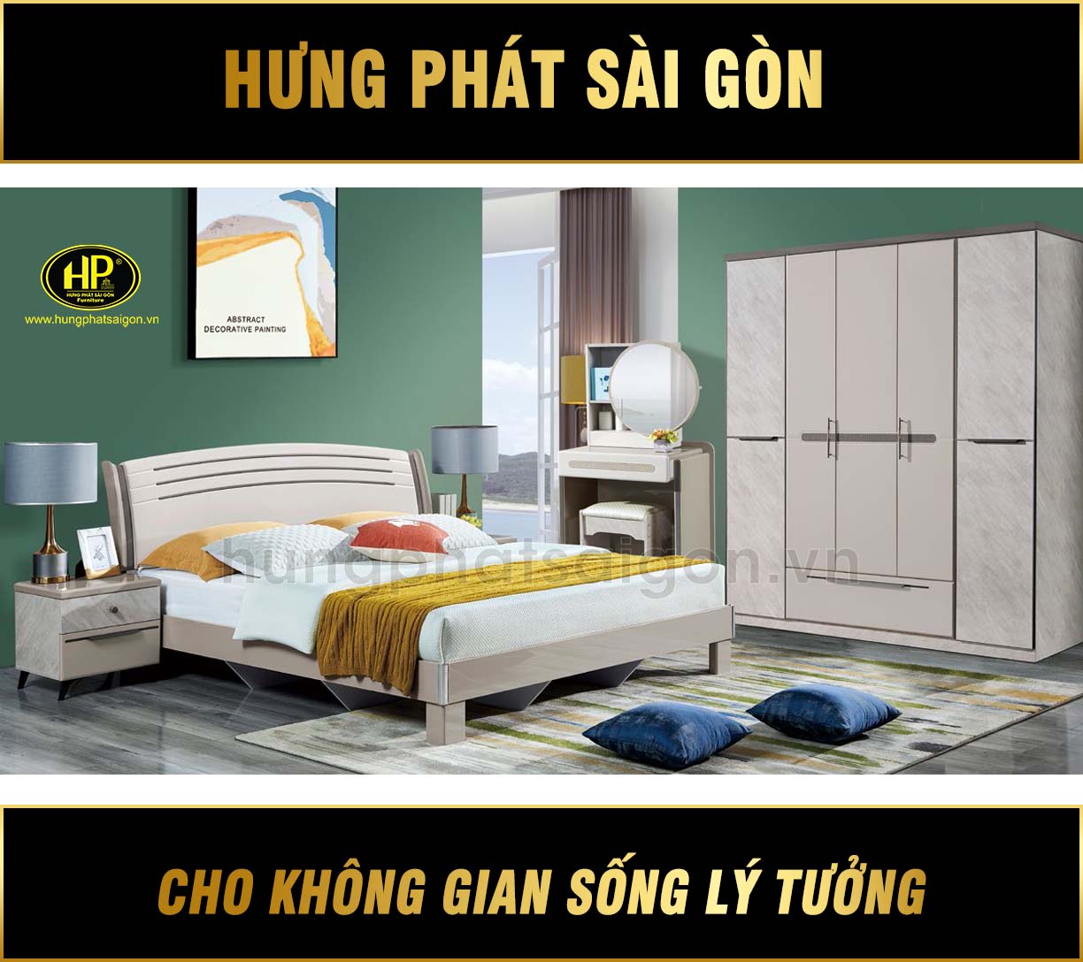 Combo Giường Tủ Phòng Ngủ Cao Cấp AT-9203
