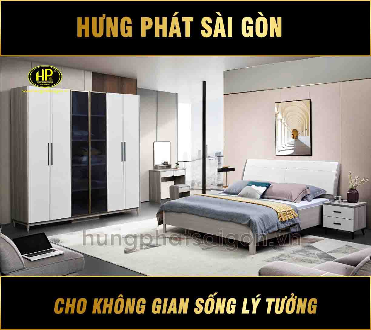 Combo Giường Tủ Hiện Đại Nhập Khẩu TP-2336