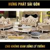 Sofa Tân Cổ Điển Luxury Da Bò M-33