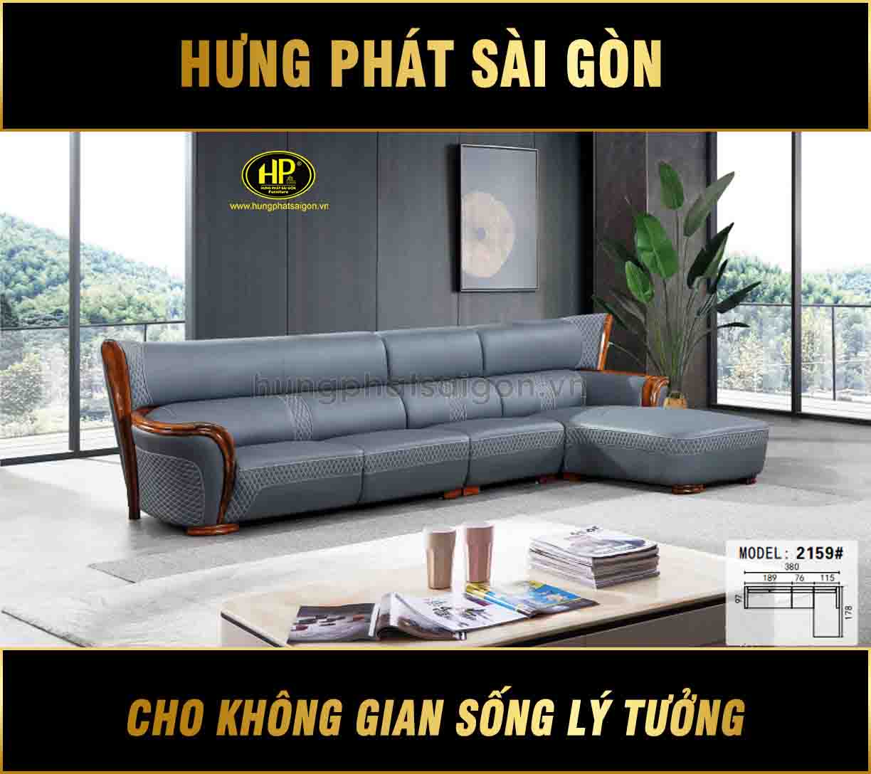 Sofa Da Cao Cấp Nhập Khẩu TD-2159