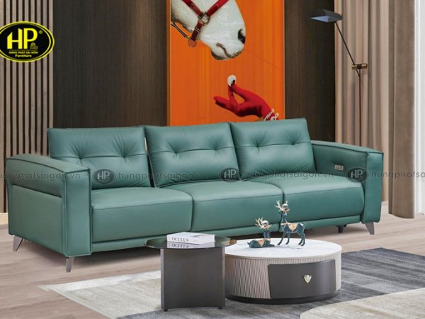 sofa da chinh dien thu gian
