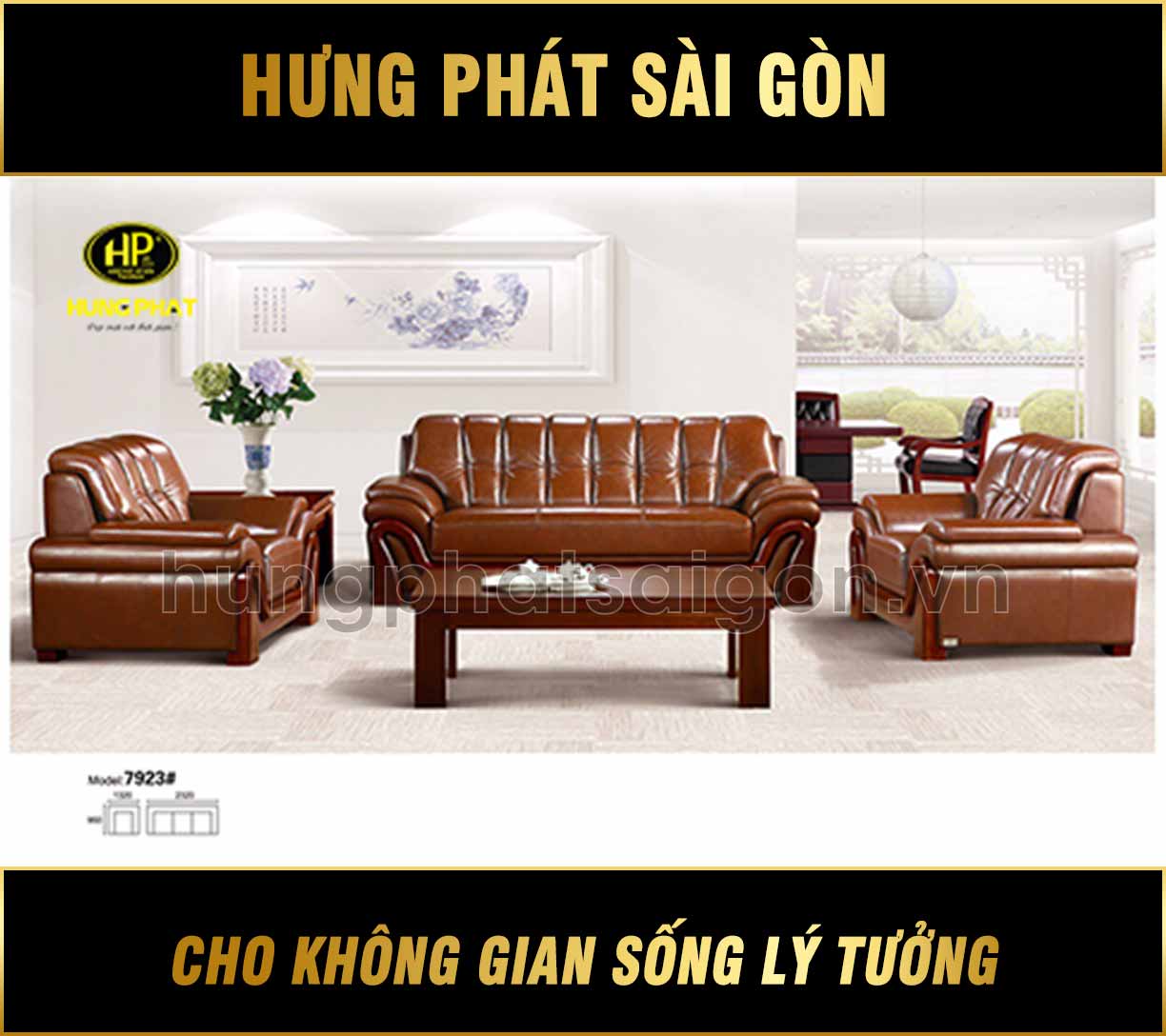 sofa da van phong cao cap 1