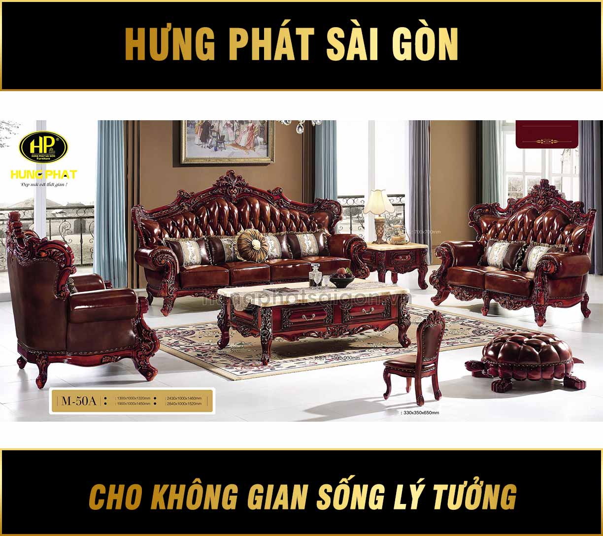 sofa goc co dien ma m 50a 1