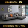 Sofa góc nỉ hiện đại nhập khẩu TD-2131