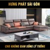 Sofa Góc Nỉ Phòng Khách Nhập Khẩu TD-2216A