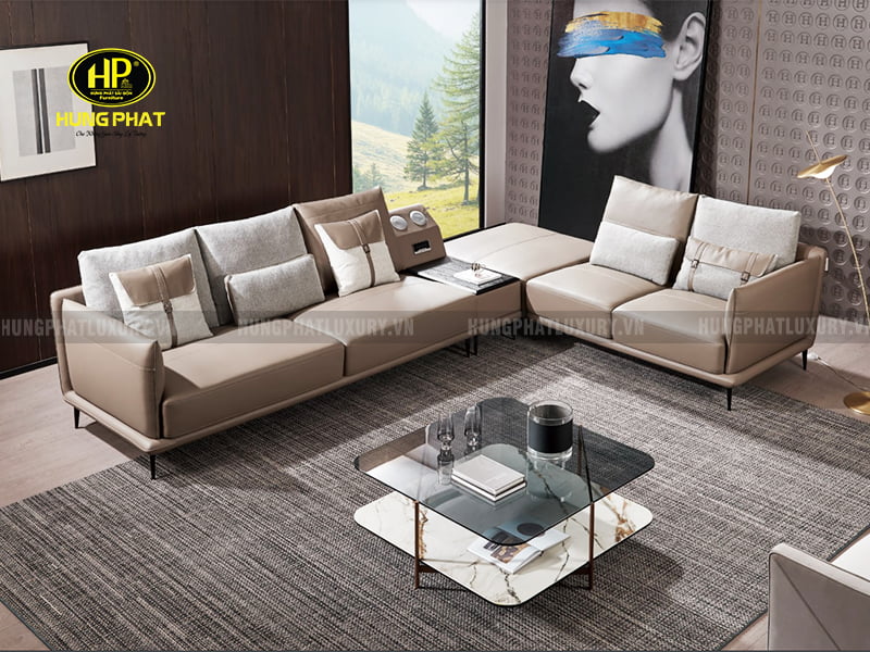 Sofa Góc Phòng Khách Tích Hợp Loa Hiện Đại TD-F152