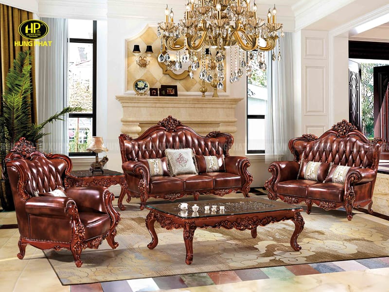 Ghế Sofa Tân Cổ Điển Cao Cấp Nhập Khẩu Ý M-31A