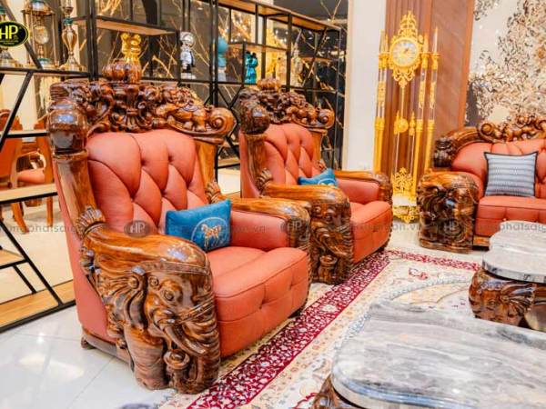 sofa tan co dien da bo cao cap sf 8009 1