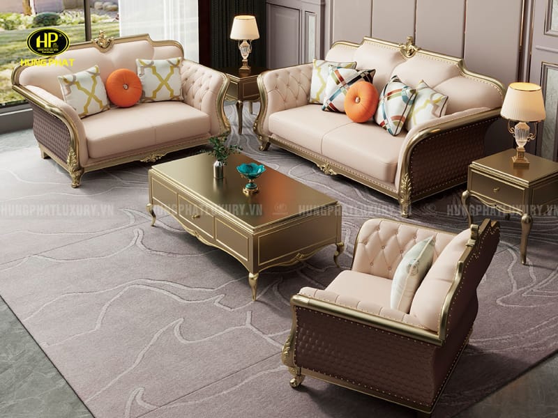 Sofa Tân Cổ Điện Hiện Đại AT-9807
