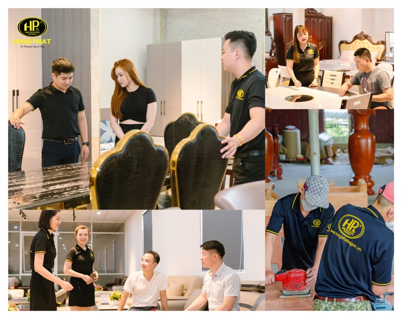 Đội ngũ phục vụ khách hàng chuyên nghiệp