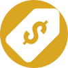 icon giá cả cạnh tranh