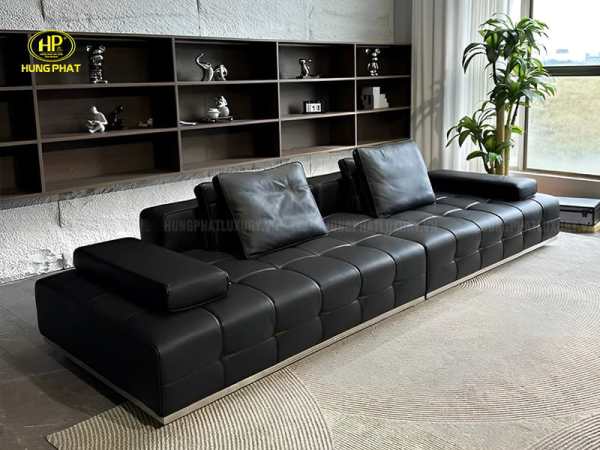 sofa băng da bò thật sf-kf01